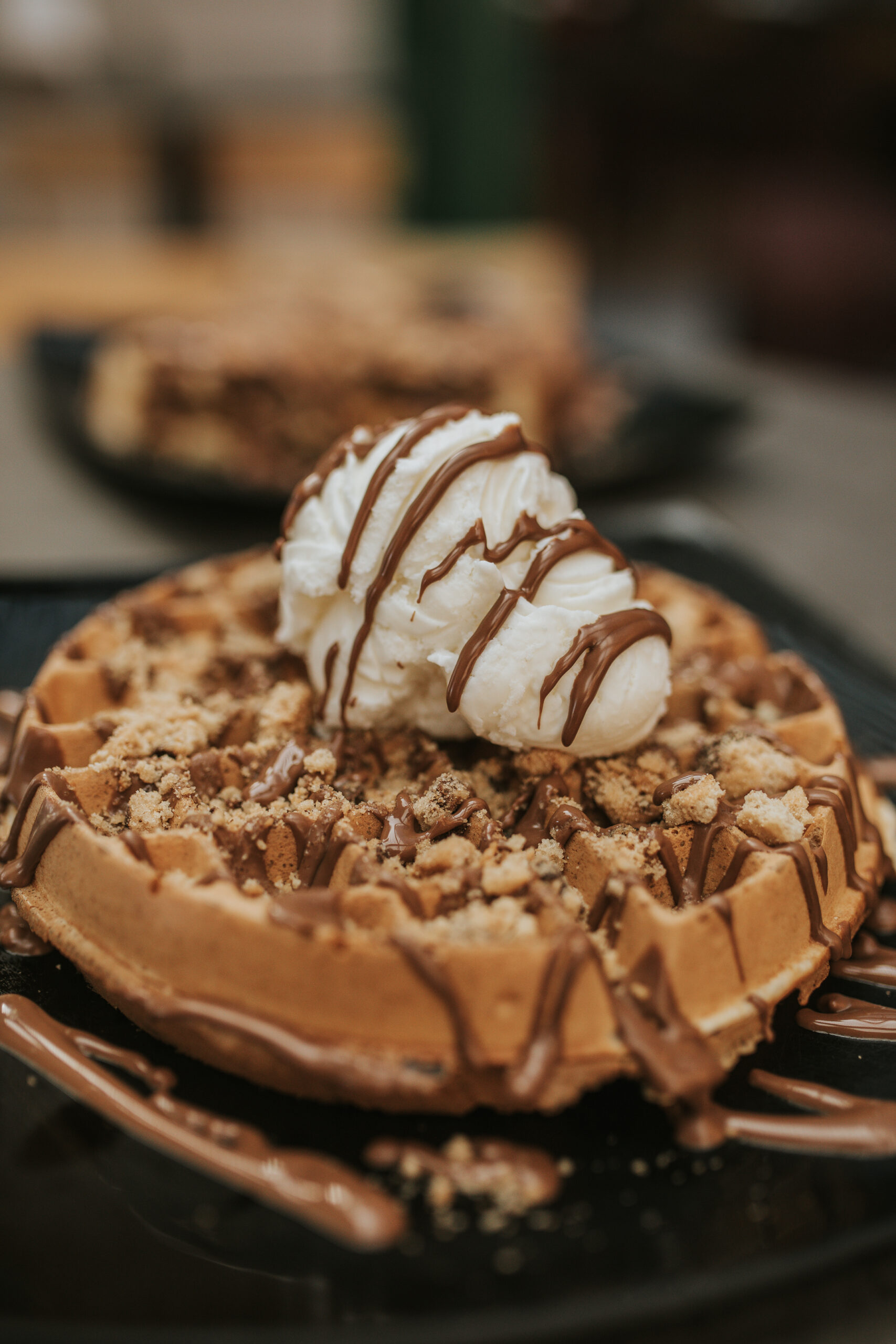 Chocolate Banana Biscuit Ice cream